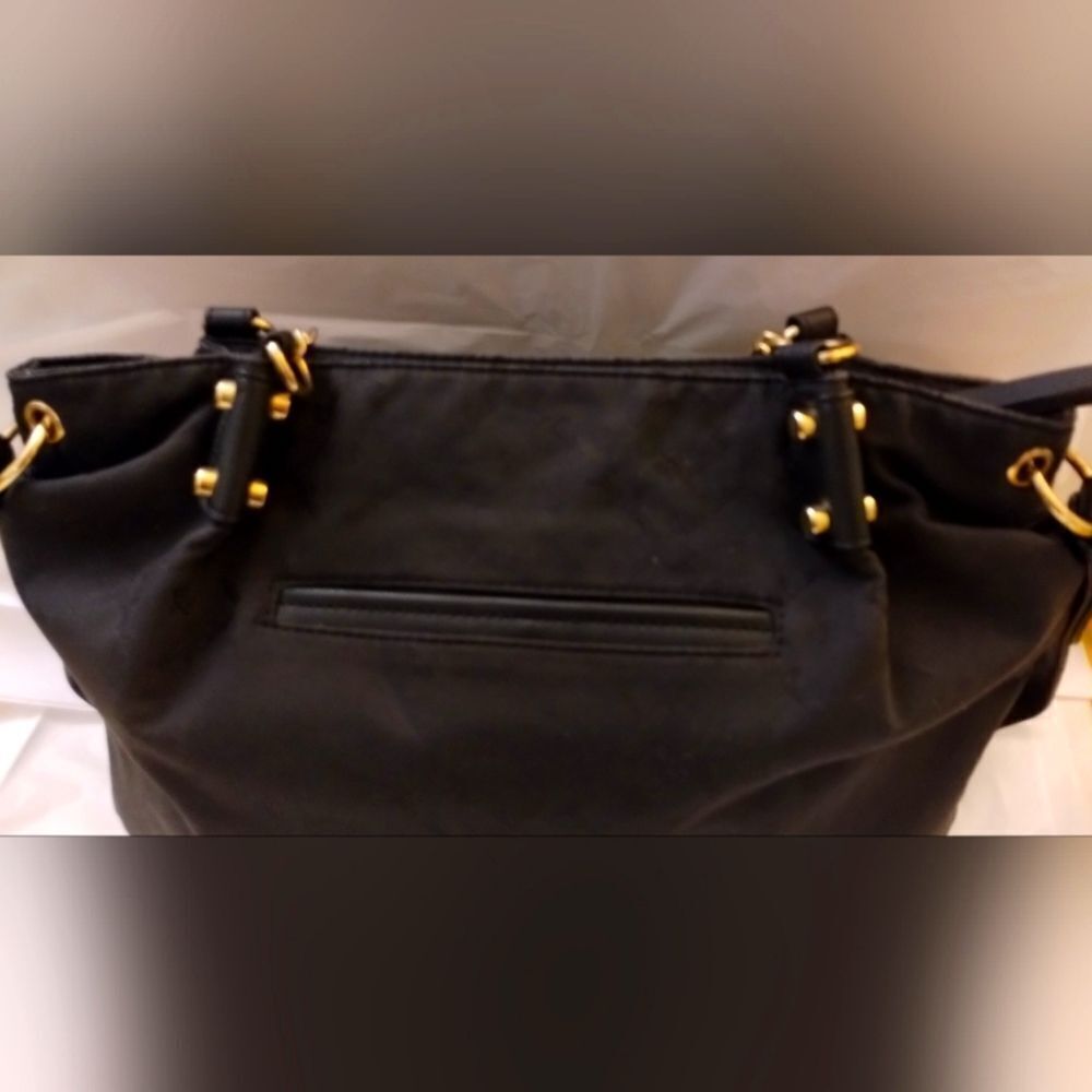 Juicy Couture Classic Black Bag w/Gold Accents - Picture 6 of 14